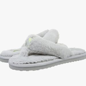 Puma Fluff Flip Slippers- Grey